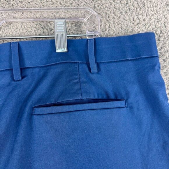 Banana Republic Shorts Mens 40 Blue Core Temp Golf Casual Flat Front Technical - Picture 7 of 15